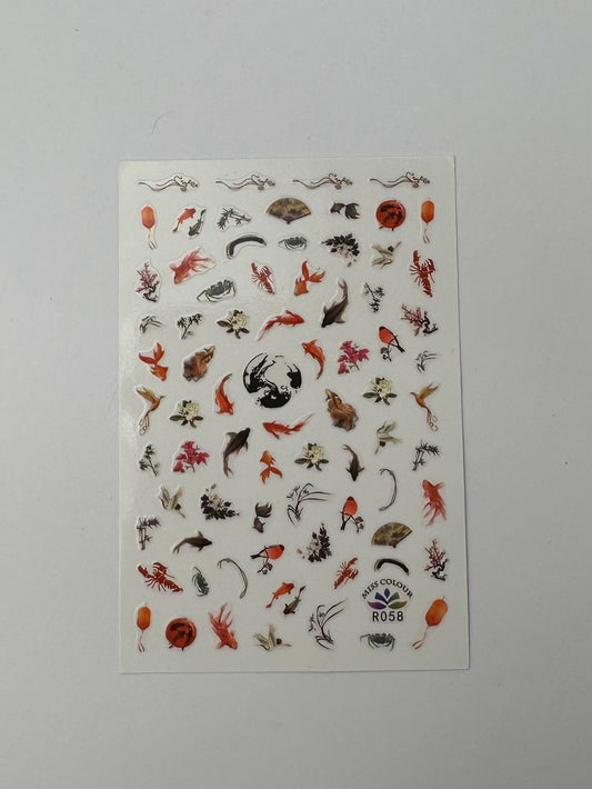 Koi Fish Stickers