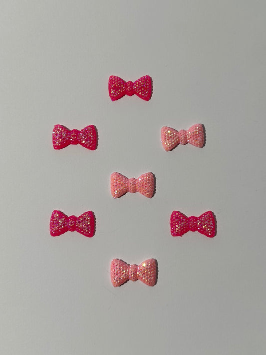 Pink Glittery Bows