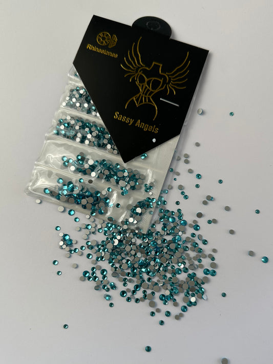 Aquamarine Rhinestones