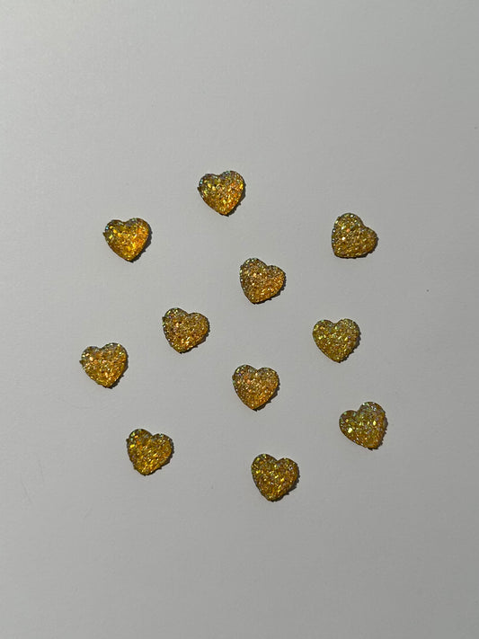 Shiny Yellow Hearts