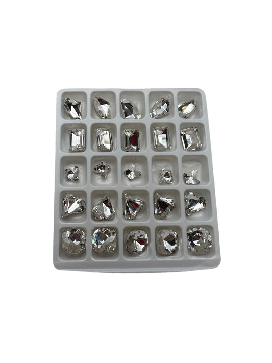 Mix Clear Rhinestones